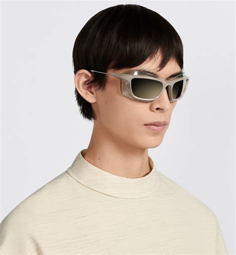 dior dior explorer s1u|DiorXplorer S1U Deep Beige Rectangular Sunglasses .